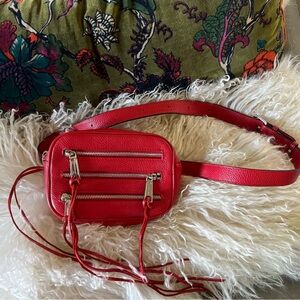 Rebecca Minkoff Red Leather Crossbody Bag